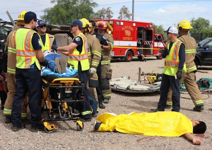 Eloy First Responders mock accident Villa Oasis 5/7/19 News