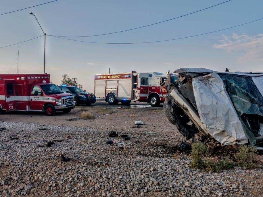 1 killed, 2 injured in Eloy wreck after vehicle goes airborne News