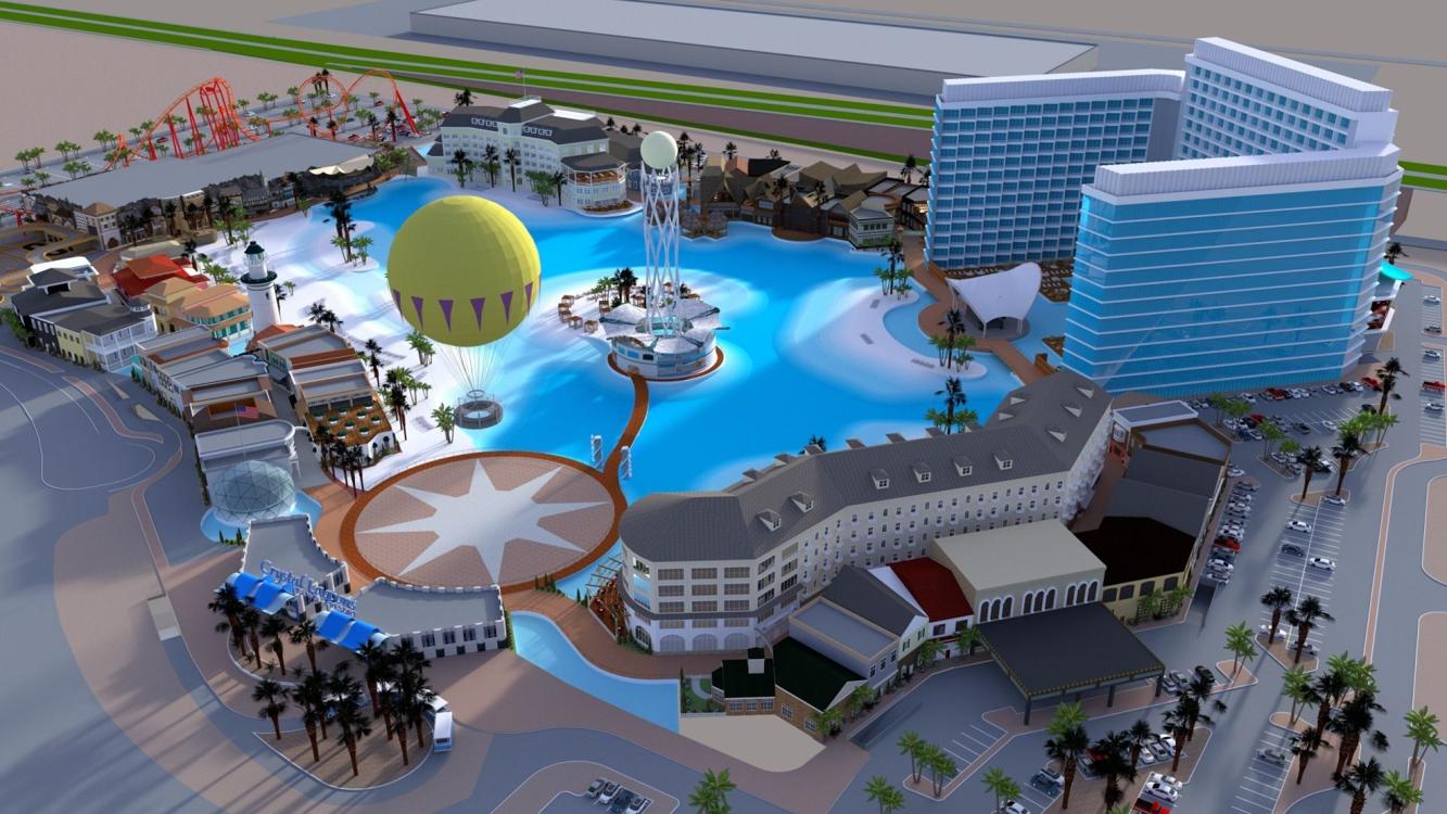 Resort with lagoon and sky bar proposed for Glendale entertainment