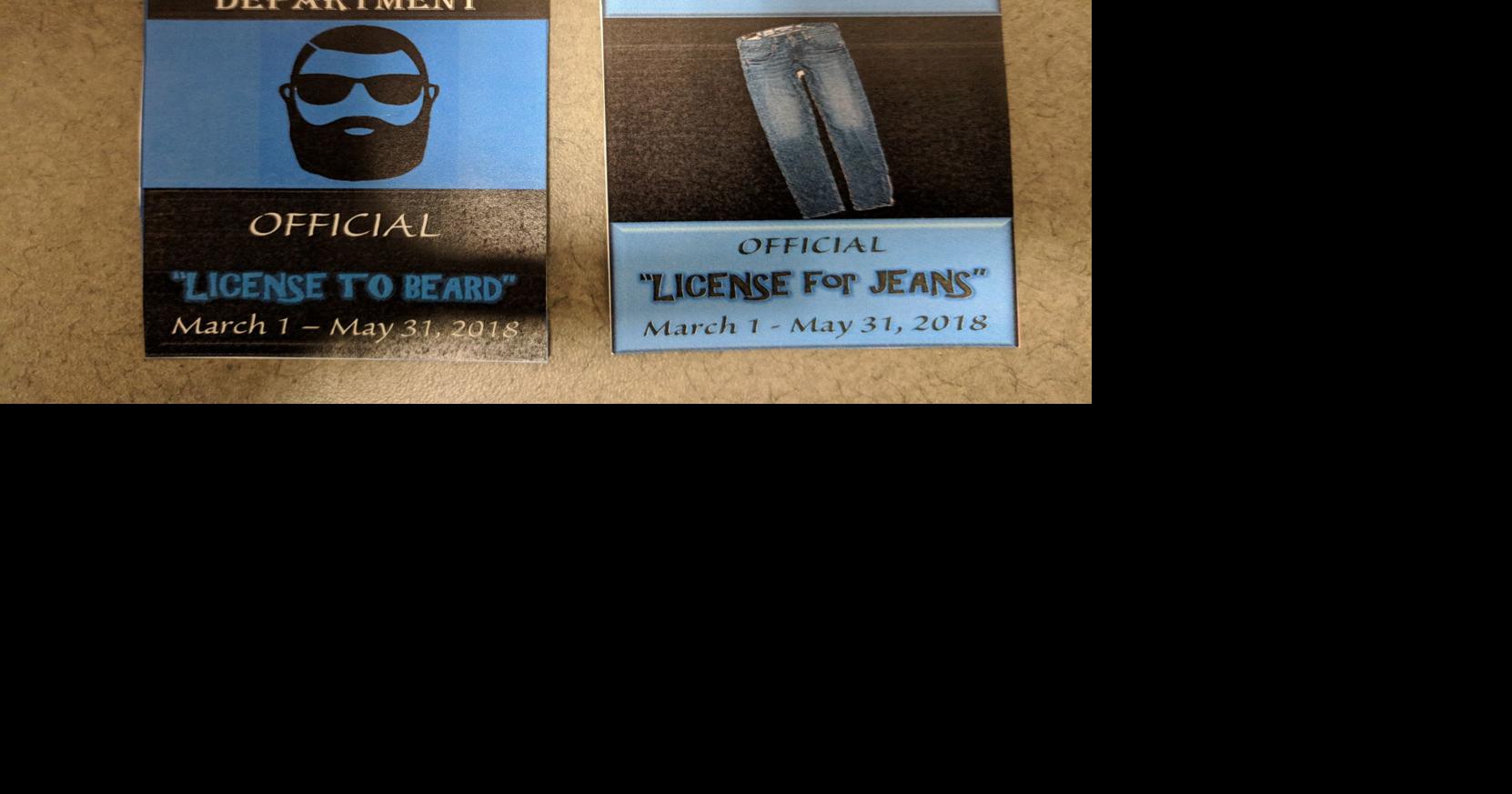 Coolidge Police Department gives officers "License to Beard" News