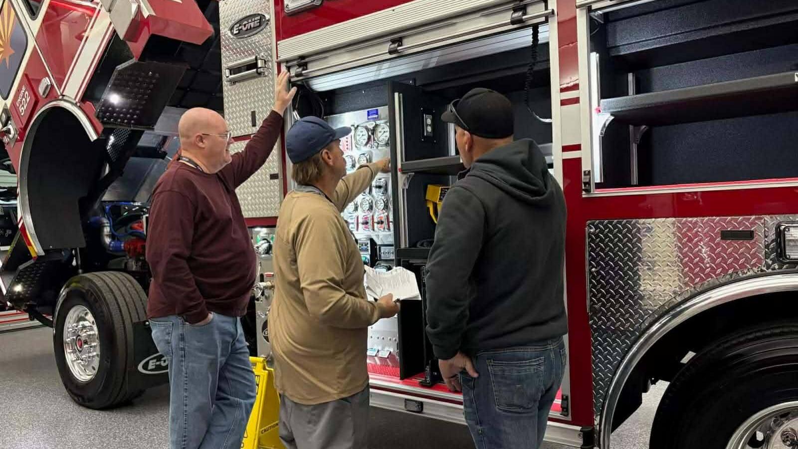 Fire Engine Month Eloy FD's new fire engine completed months ahead of schedule | Eloy ...