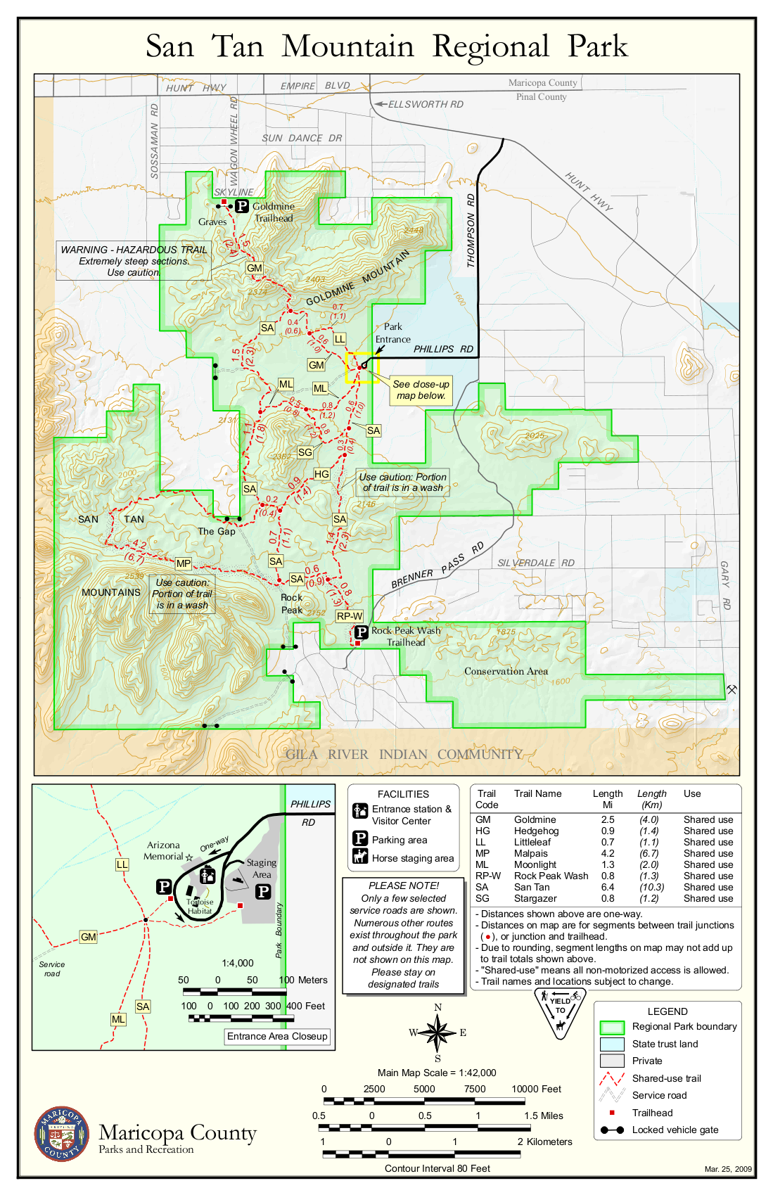 San Tan Park Map San Tan park's long trek from dump to desert preserve | Recreation 