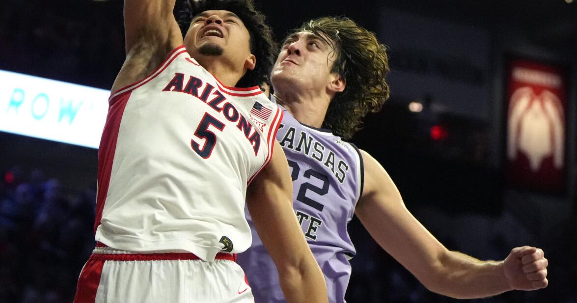 No. 1 Arizona remains unbeaten with win over Kansas State