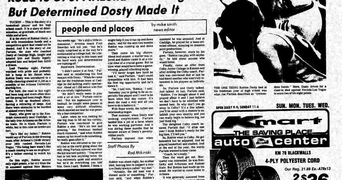 Casa Grande Dispatch Article, 1978