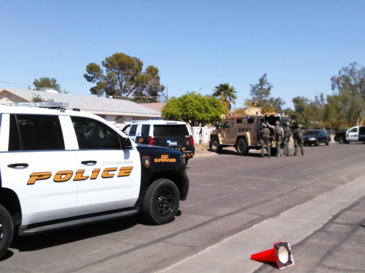 SWAT team holds standoff outside Casa Grande home Area News
