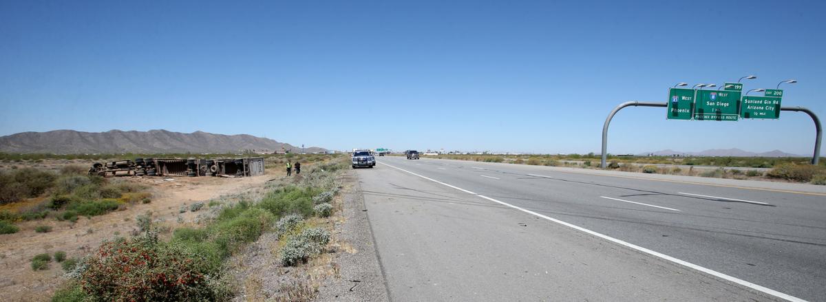 Interstate 10 rollover