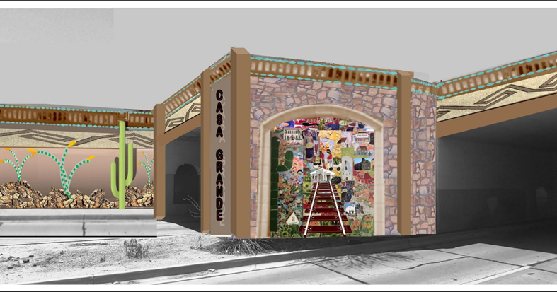 Neglected CG underpass to be turned into a work of art | Casa Grande ...