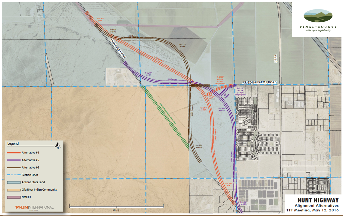 Pinal County plans to move Hunt Highway around GRIC Area News