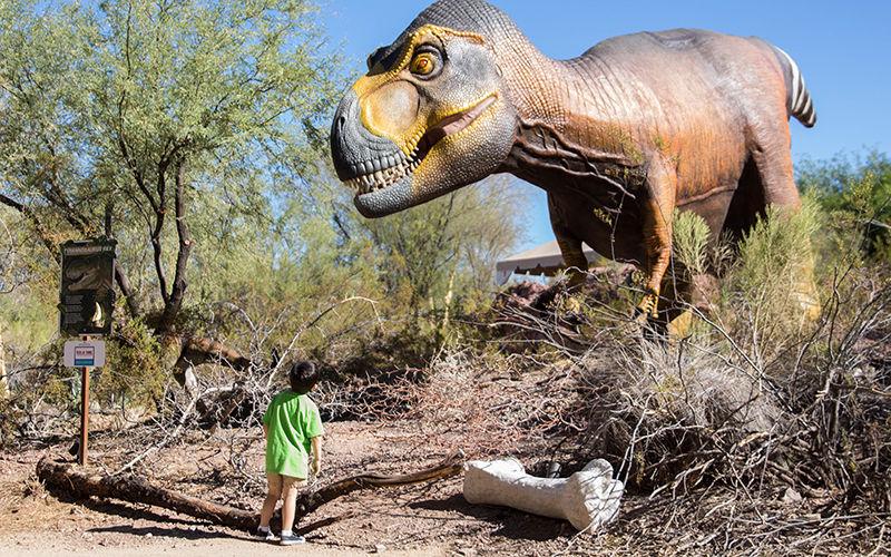 New Phoenix Zoo exhibit is dinomight Arizona News