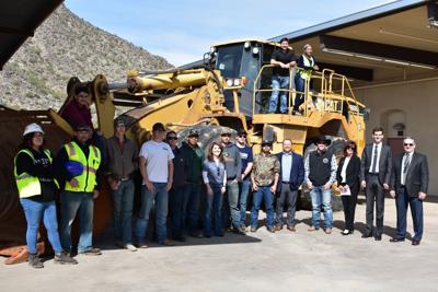 vulcan cac materials pinalcentral donation recognizes equipment elliott teel louis