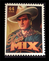 Tom Mix Stamp