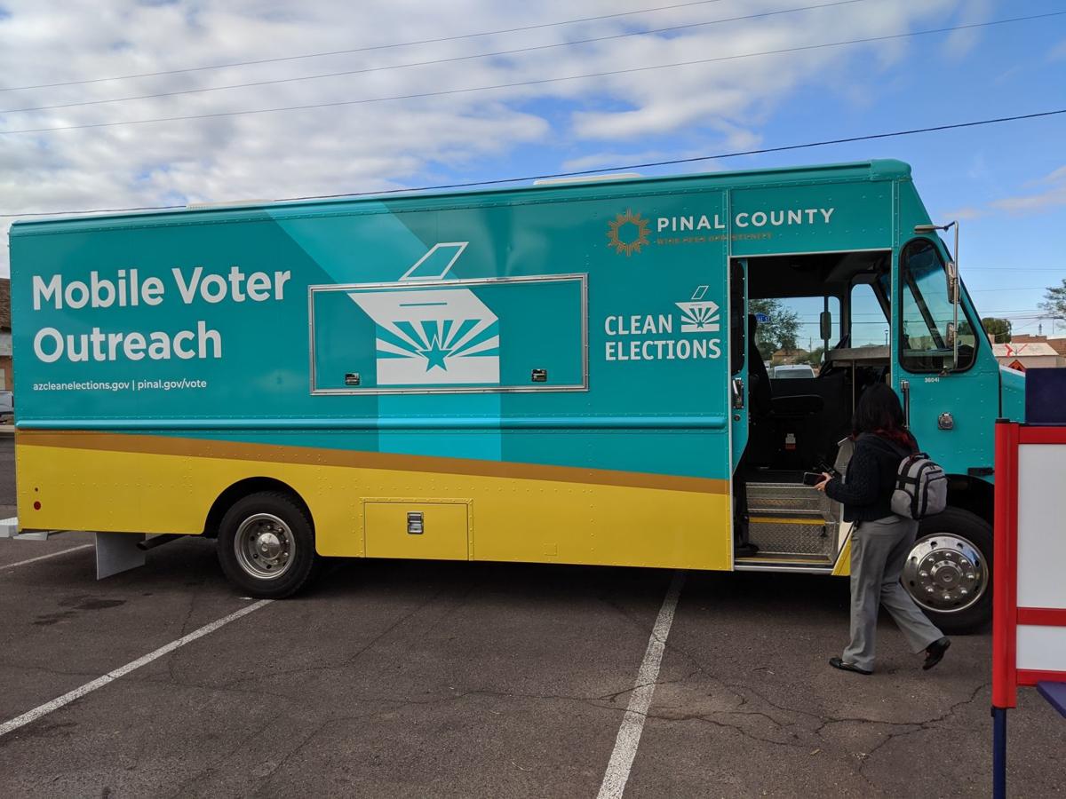 State's first voter outreach van hits the road in Pinal County News