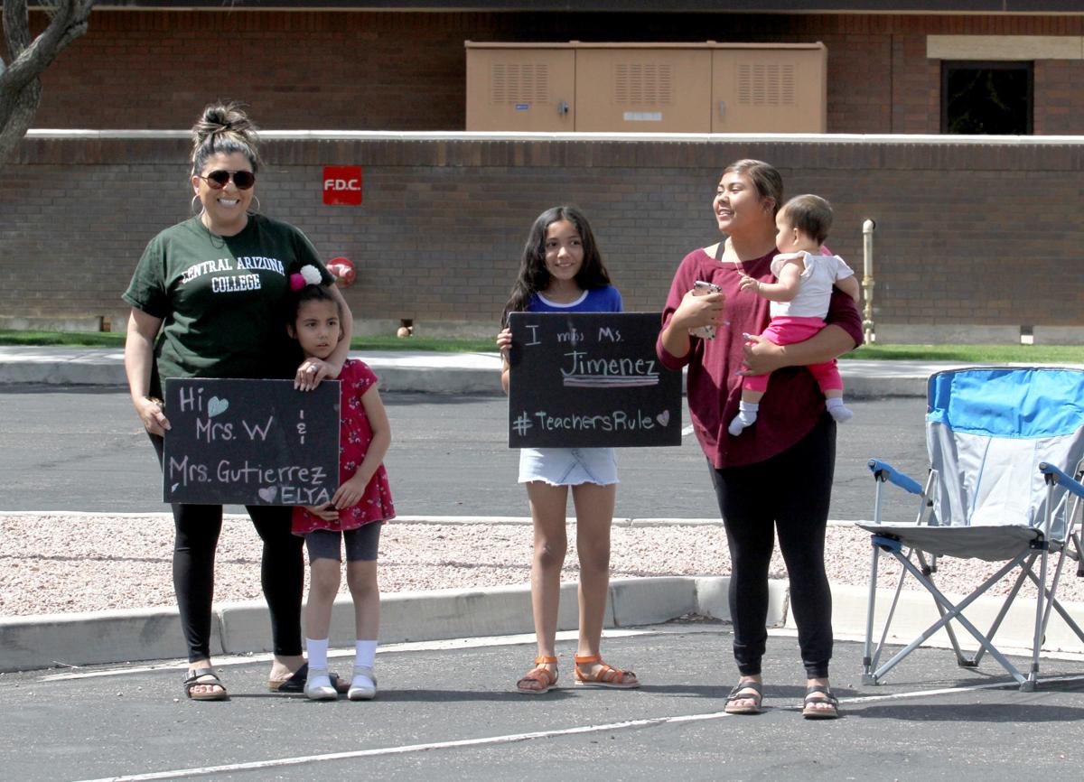 Ironwood elementary teachers parade