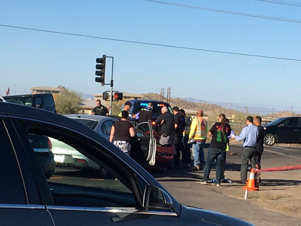 Threevehicle collision causes chain reaction in Coolidge News