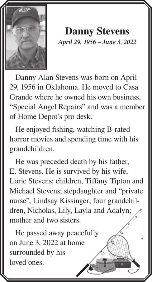 Danny Stevens | Obituaries | pinalcentral.com