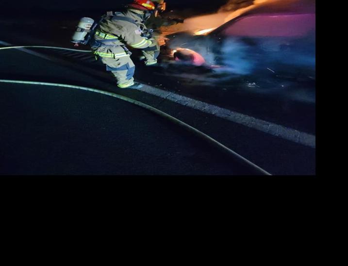 Eloy firefighters respond to car fire, rollover crash News