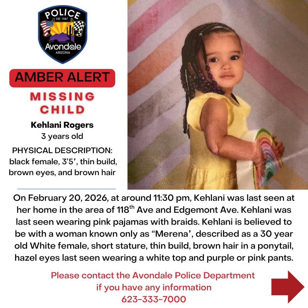 Missing 3-year-old girl found safe in Phoenix | Maricopa Monitor ...