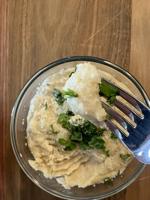 Simple or Not Kitchen: Giving the potato-chip-to-mashed-potatoes technique a try