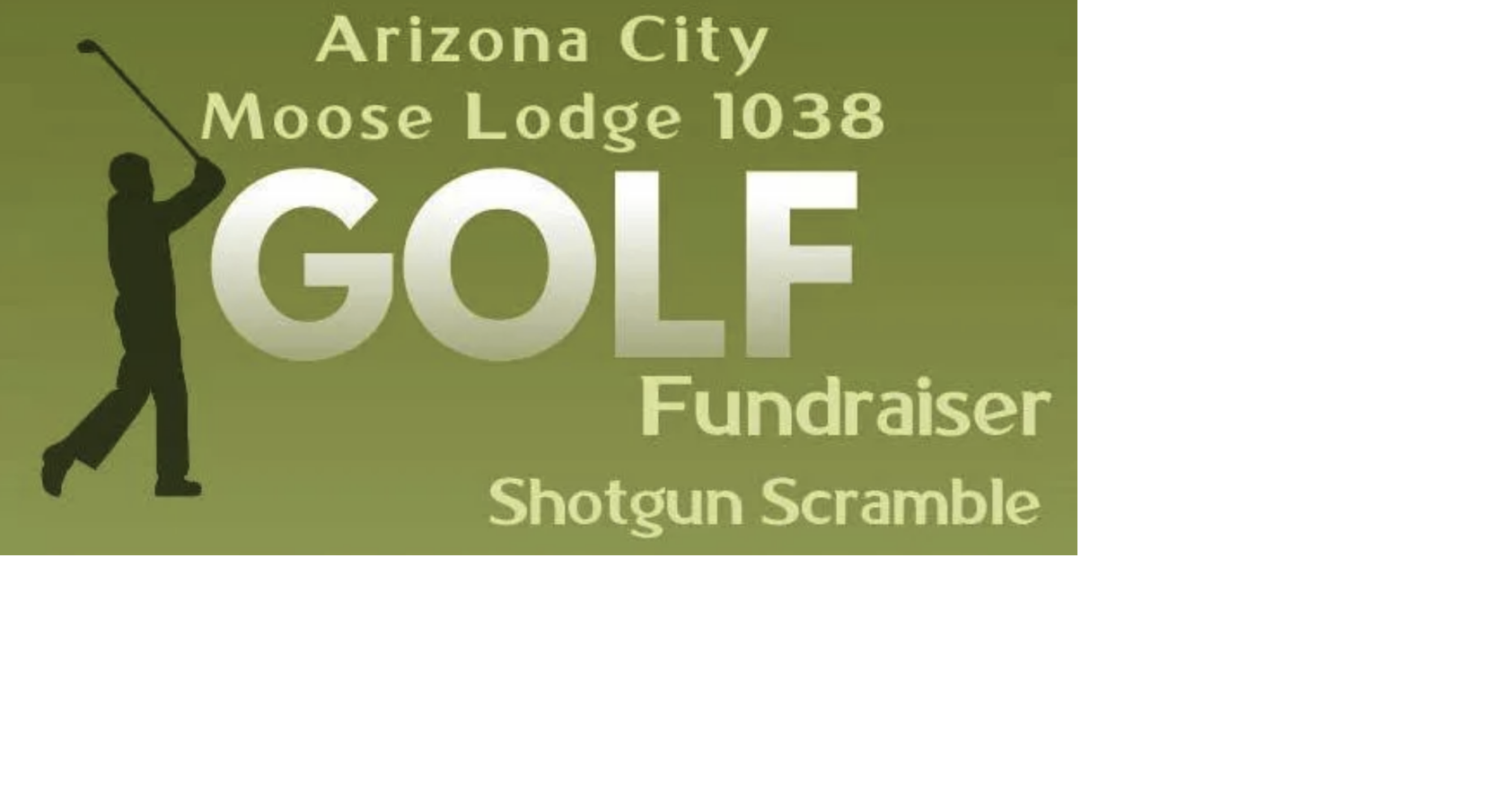 Arizona City Moose Lodge Golf fundraiser
