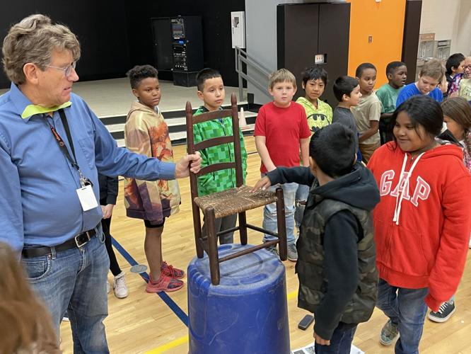 ACES teacher shares Mayflower chair with students News