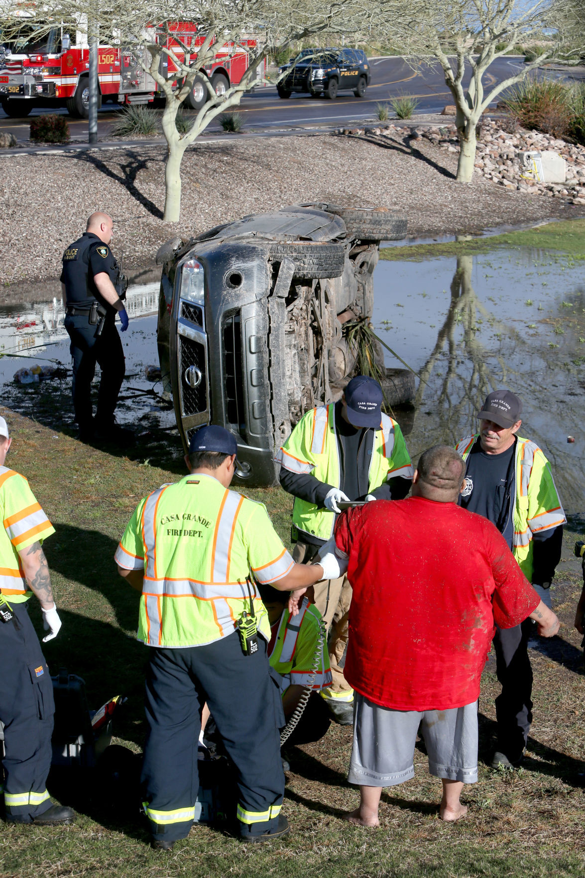 Rollover on Arizola Road