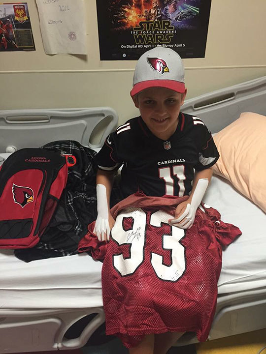 boys arizona cardinals jersey