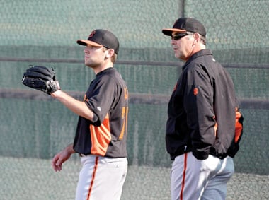 Five things we learned at Giants HQ: Bruce Bochy arrives in camp, the first  lineup and more – Daily Democrat