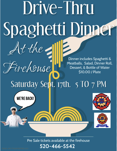 Arizona City Spaghetti Dinners 2022