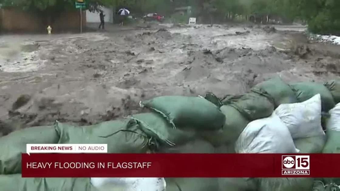 Video Historic Rainfall On Flagstaff Area Burn Scar Spurs Flooding Arizona News Pinalcentral Com