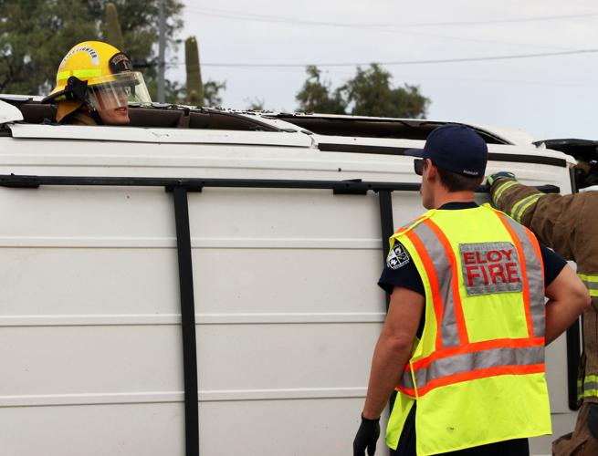 Eloy First Responders mock accident Villa Oasis 5/7/19 News
