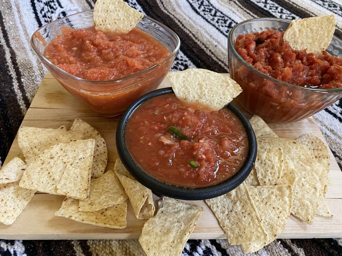 Recipe Review Three different salsas with the same five ingredients