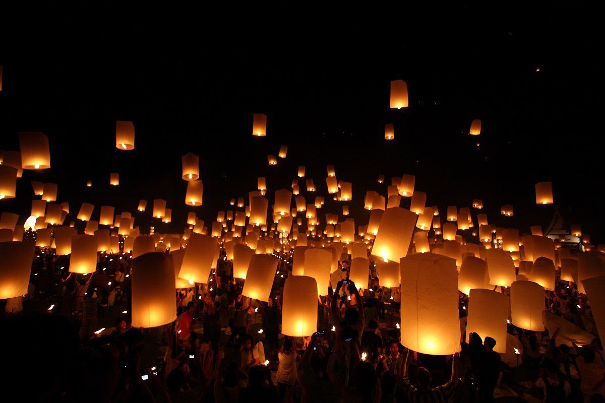 sky lanterns