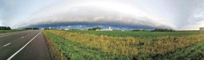 Wild August skies over Highway 70