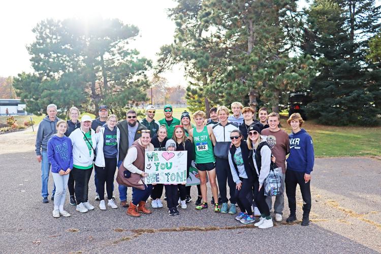 Junior Weston Clementson runs at State Cross Country meet