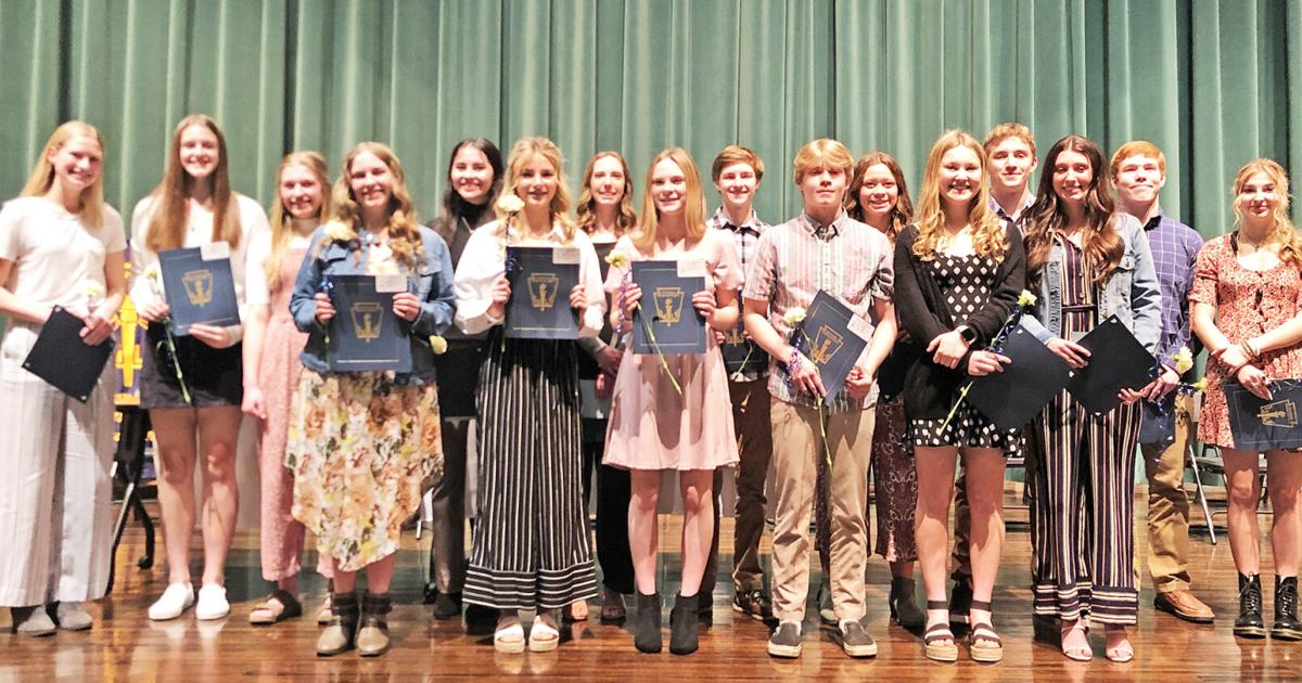 Pine City High School recently held its annual National Honor Society