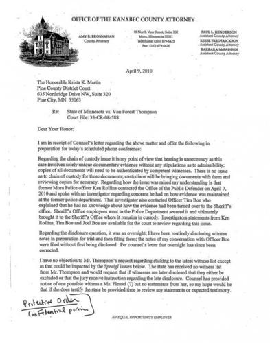 Was evidence's chain of custody compromised in Von Thompson case? | News |  pinecountynews.com