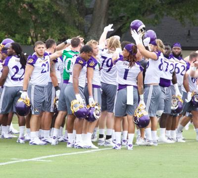 Football practice group