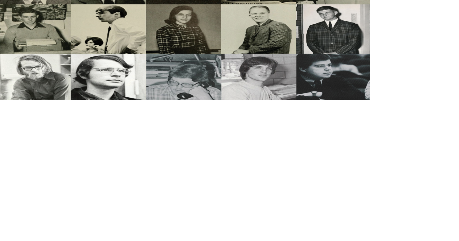 Editors throughout the century | Thehook | piratemedia1.com