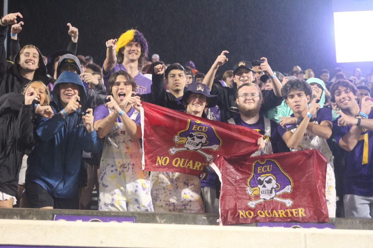 Mid-field at The Bone Yard  Ecu pirates, East carolina pirates, Ecu