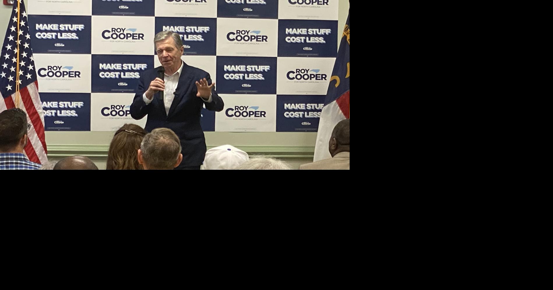 Former Governor Cooper holds “Make Stuff Cost Less” tour stop in Greenville