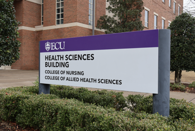 sign of health sciences building