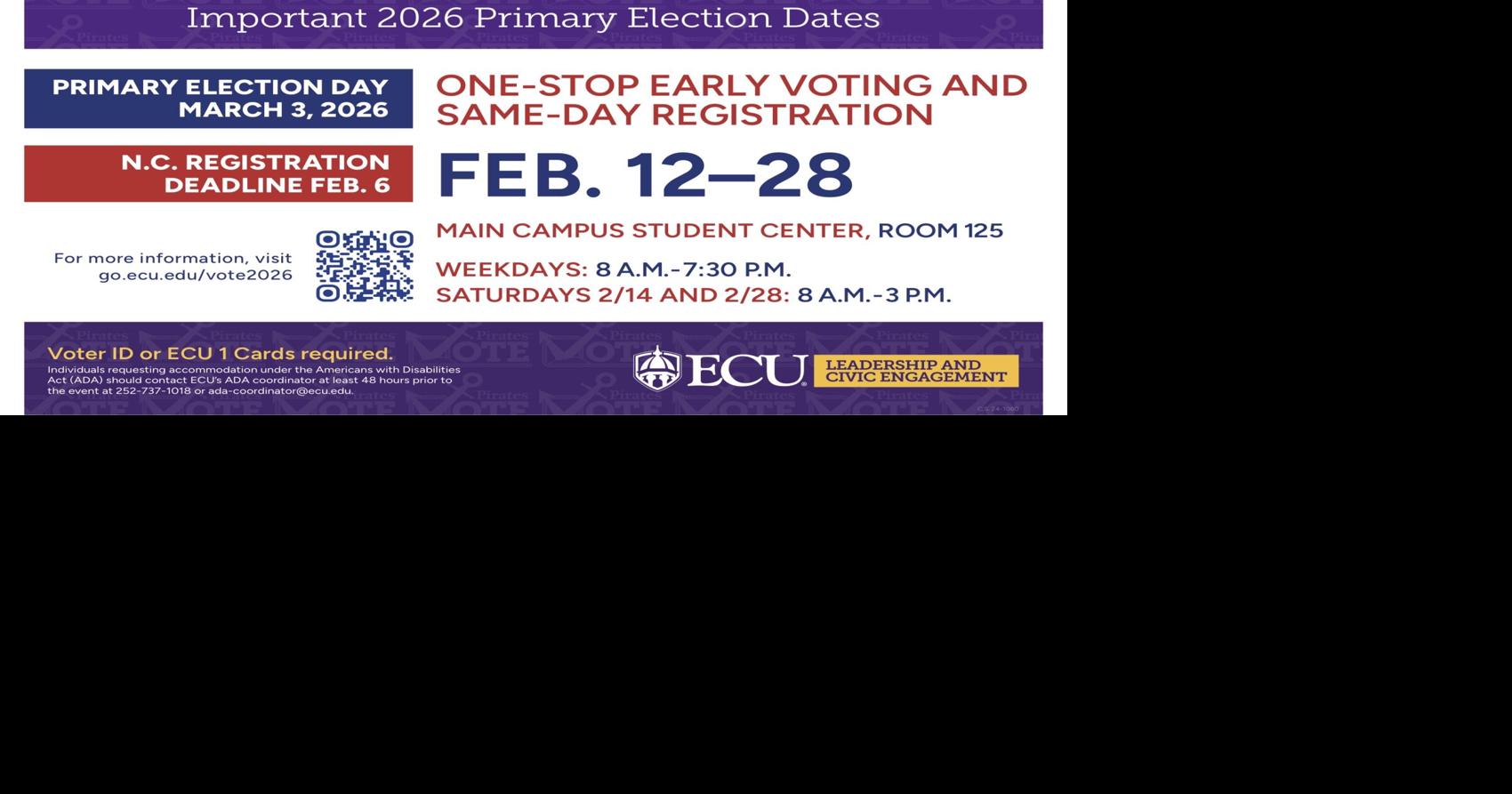 Pirates to the Polls comes back to the Main Campus Student Center