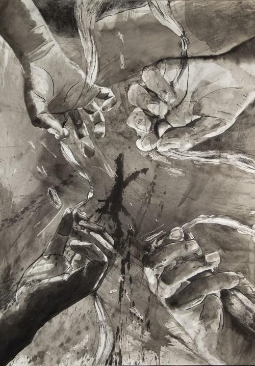 "Inside of Trich No. 1" by Carla Rivas Portillo