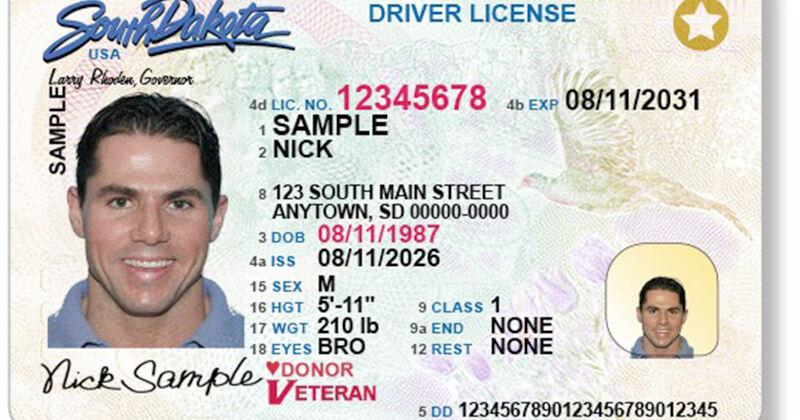 South Dakota Driver Licensing Launches New Driver’s License Design