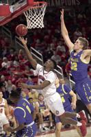 Scenes From Sunday's Women's And Men's USD/SDSU Basketball Games