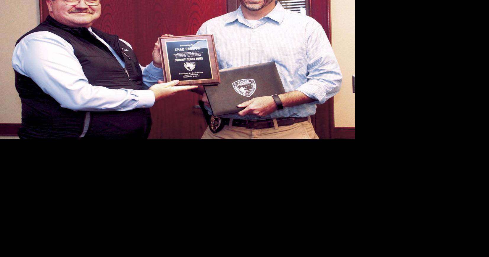 Passick Presented With Community Service Award | Local News | plaintalk.net