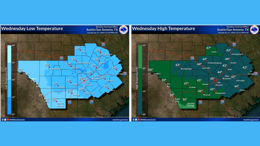 UPDATE: Hard freeze warnings through Wednesday morning | News ...