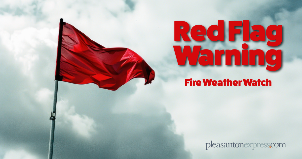 Issues Flage NWS issues Red Flag Warning effective this evening | News ...
