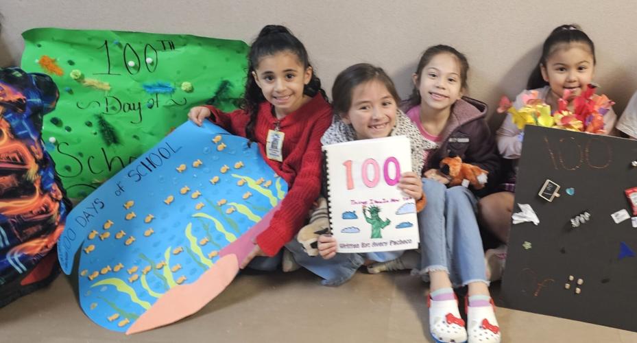 Pleasanton Primary celebrates 100 days of school! Life