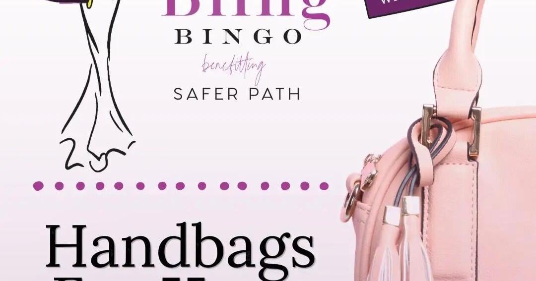 Fabulous fun at Bags & Bling Bingo: Supporting Safer Path on July 16